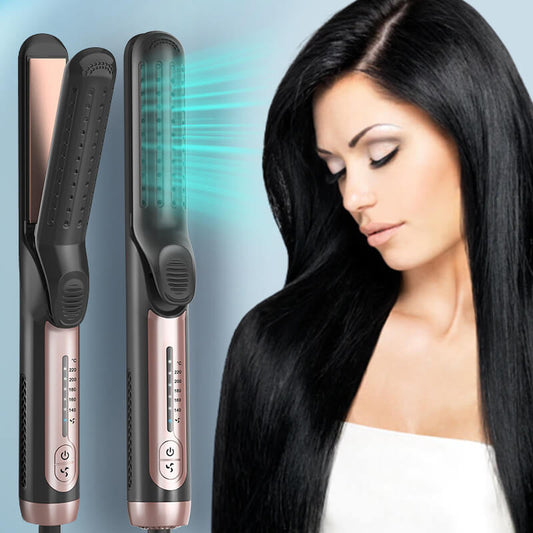 2 in 1 - Curly and smooth iron with a cool air flow