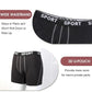 5 Pack Men's Letter Tape Boxer Brief