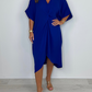 Short Sleeve Maxi Dress With Knot Detail