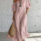 Women's Elegant Striped Off Shoulder Dress