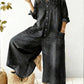 Women's Cozy And Casual Cotton Jumpsuit