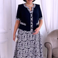 Amber™ | Monochrome Floral Dress