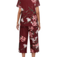 🎁Hot Sale 48% OFF⏳WOMEN'S PRINTED SHORT SLEEVE TOP WITH CAPRI PANTS LOUNGE & SLEEPWEAR SET