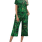 🎁Hot Sale 48% OFF⏳WOMEN'S PRINTED SHORT SLEEVE TOP WITH CAPRI PANTS LOUNGE & SLEEPWEAR SET