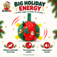 Dog Christmas Interactive Toy Soccer Ball with Bell