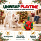 Dog Christmas Interactive Toy Soccer Ball with Bell