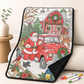 DIY Christmas Drawing Blanket with 24 Colors Markers, Doodle Your Own Xmas Blanket, Customizable Washable Paint Play Blanket for Adults, Kids