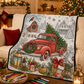 DIY Christmas Drawing Blanket with 24 Colors Markers, Doodle Your Own Xmas Blanket, Customizable Washable Paint Play Blanket for Adults, Kids