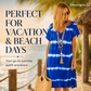 Tie-dye Striped Short-sleeved Loose T-shirt Dress