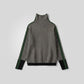 Turtleneck with Contrasting Stripes