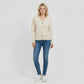 🌸Women’s V-Neck Knit Cardigan with Heart-Shaped Buttons for Cosy Winter Layering