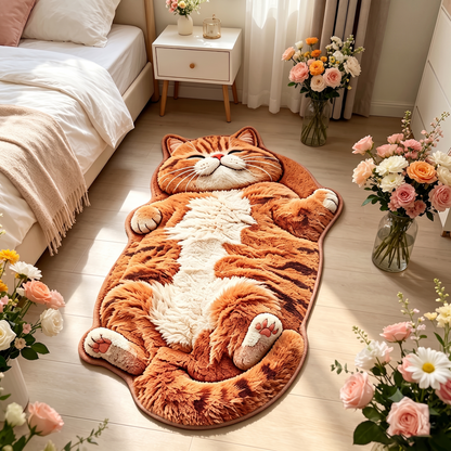Cat Design Floor Mat