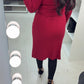 Dayanna Plain Wrap Front Longline Jumper