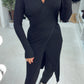Dayanna Plain Wrap Front Longline Jumper