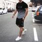 🏖️⏳SUMMER SALE: ONLY ￡14.99!!😎Men's Gradient Color T-Shirt & Shorts Set