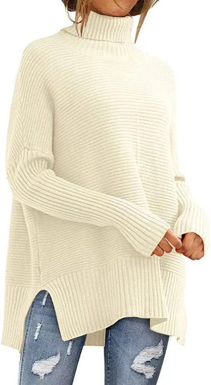 Women's High Neck Oversized Sweater