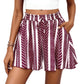 Women's High Waisted Ruffles Flared Mini Skirts