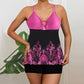 2PCS Ladies Tankini Swimsuit Set Swim Dress Boyshorts
