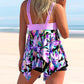 2PCS Ladies Tankini Swimsuit Set Swim Dress Boyshorts