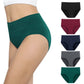 💥Buy 1 get 4 free💕Plus Size High-Waist Hip-Lifting Cotton Panties for Women🔥(5-Pack）