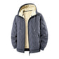 Men's Winter Warm Zipper Hooded Coat