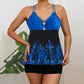 2PCS Ladies Tankini Swimsuit Set Swim Dress Boyshorts