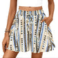 Women's High Waisted Ruffles Flared Mini Skirts