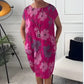 🔥👗Loose Knee-Length Dress with Butterfly Print✨