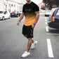 🏖️⏳SUMMER SALE: ONLY ￡14.99!!😎Men's Gradient Color T-Shirt & Shorts Set