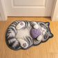 Cat Design Floor Mat