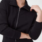 Women Wide Leg Technical Fleece Jumpsuit
