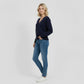 🌸Women’s V-Neck Knit Cardigan with Heart-Shaped Buttons for Cosy Winter Layering