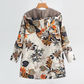 Cosy Floral Hooded Jacket with Relaxed Fit