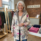 Cosy Floral Hooded Jacket with Relaxed Fit