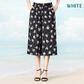 💕HOT SALE 70% OFF🌷💕 Women's High Elastic Waist Pleated Chiffon Wide Leg Culottes