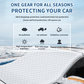 ⏳LAST DAY SALE 49% OFF🚗❄️4-Layer Magnetic Windshield Car Snow Cover