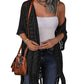 😍Women’s Oversized Knit Cardigan – Lightweight Crochet Tassel Kimono for Spring & Summer 🌸