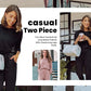 WOMEN'S 2024 SWEATSUIT TWO PIECE OUTFIT