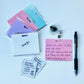 🩺Erasable Badge Note | Dual-Side Writable, Fade-Proof & No Blur (🖊Write. Wipe. Repeat.) 🎁Free Badge Clip Included📋