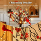 Limited-time Black Friday 🔥Vintage Glowing Tree With Electric Cardinal & Berries