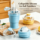 🧊 Foldable Silicone Ice Ball Drink Cup