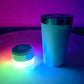 🎧 16oz Stainless Steel Insulated Tumbler with Built-in Bluetooth Speaker & LED Lights