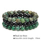 🎁Triple Crystal Bracelet Set – 8mm Tiger’s Eye, Obsidian, Amethyst, Apatite, Rose Quartz & Hematite