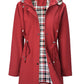 🎁🧥3-in-1 Plaid Waterproof Jacket for Women– Rain, Wind & Cold, All Covered