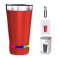🎧 16oz Stainless Steel Insulated Tumbler with Built-in Bluetooth Speaker & LED Lights