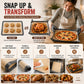 Transformable Snap‐Up Silicone Baking Mat