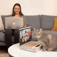 🔥Last Day 49% OFF - 💻Cardboard Notebook-Style Cat Scratching Pad🐱