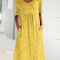 🎁Hot Sale🎁Casual Women Scoop Neck Floral Dress (with pockets)