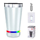 🎧 16oz Stainless Steel Insulated Tumbler with Built-in Bluetooth Speaker & LED Lights