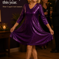 Danceable – Sequin V-Neck Pocketed Party Dress